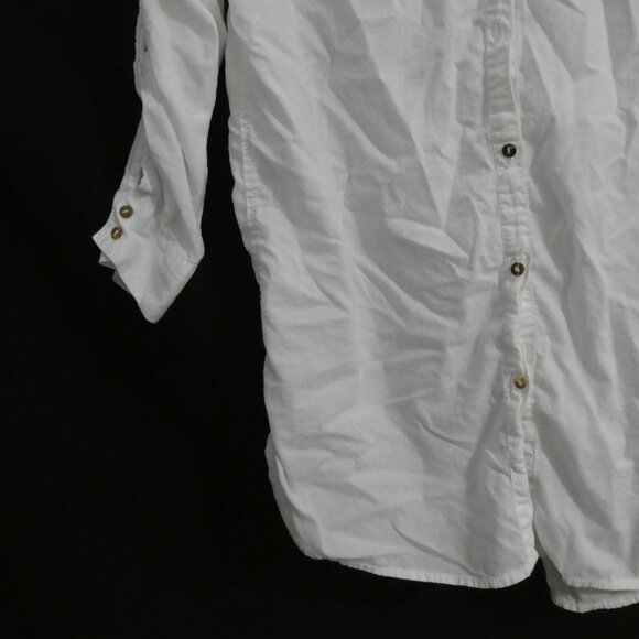 L.O.G.G. By H&M size 4 Classic White Long Sleeve Shirt With Chest Pockets - Picture 8 of 16